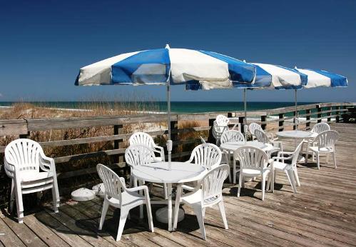 Jolly Roger Oceanfront Restaurant Topsail Beach Island NC